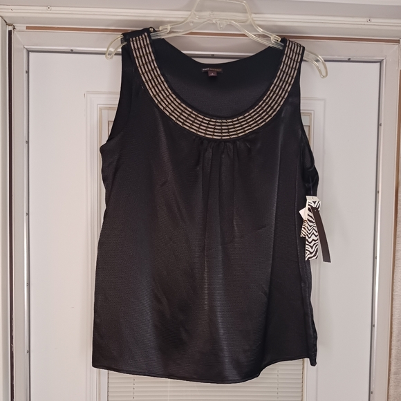 Dana Buchman Tops - 4 for $24 - NWT Dana Buchman Black/Gray Tank Top Size Large